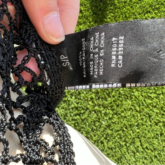 Y2K Bebe Beaded crochet top - Picture 4 of 5